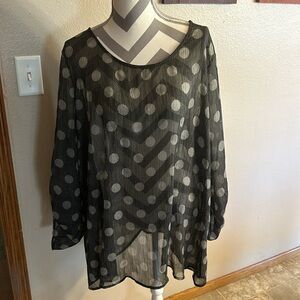 Women’s Torrid sheer blouse size 4